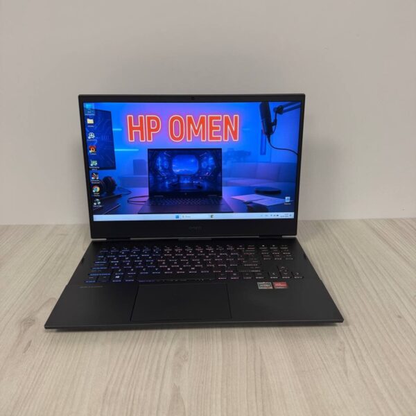 Ігровий ноутбук HP Omen 16-c0002dx / 16.1" (1920x1080) IPS / AMD Ryzen 7 5800H (8 (16) ядер по 3.2 - 4.4 GHz) / 16 GB DDR4 / 512 GB SSD NVMe / AMD Radeon RX 6600M, 8 GB GDDR6, 128-bit / WebCam - Зображення 2