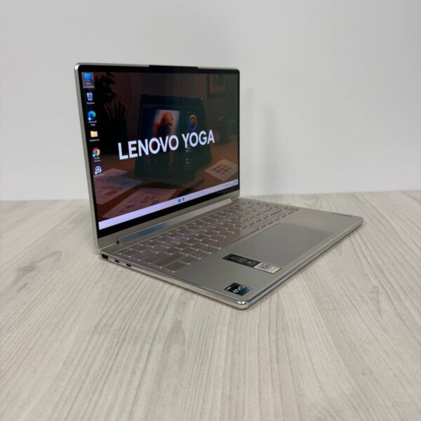 Ультрабук-трансформер Б-клас Lenovo Yoga 9 14IRP8 / 14" (2880x1800) OLED Touch / Intel Core i7-1360P (12 (16) ядер по 2.2 - 5.0 GHz) / 16 GB DDR5 / 512 GB SSD NVMe / Intel Iris Xe Graphics / WebCam - Зображення 4