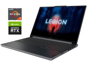 Ігровий ноутбук Lenovo Legion Slim 5 16APH8 / 16" (2560x1600) IPS / AMD Ryzen 7 7840HS (8 (16) ядер по 3.8 - 5.1 GHz) / 16 GB DDR5 / 512 GB SSD NVMe / nVidia GeForce RTX 4060, 8 GB GDDR6, 128-bit / WebCam
