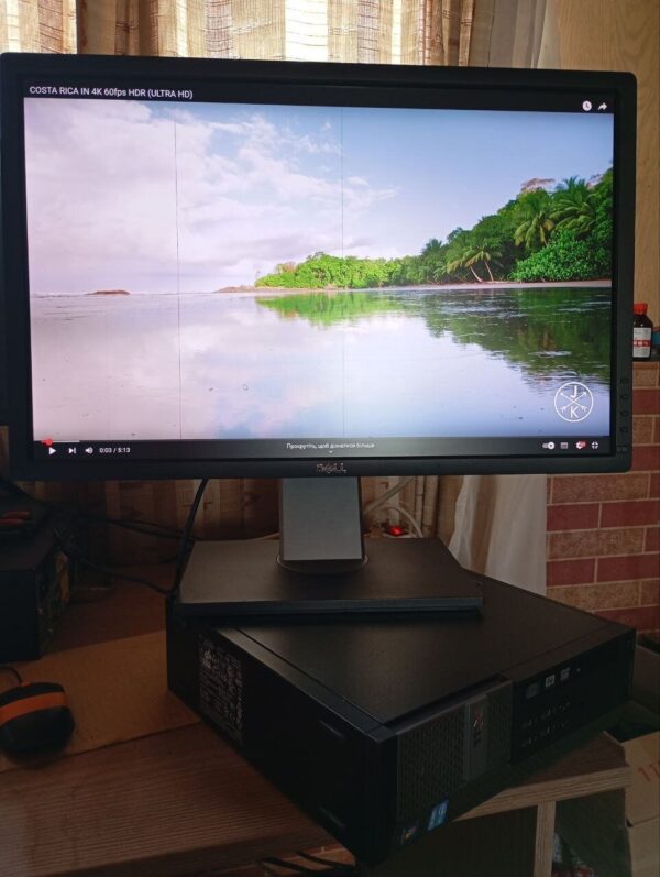 Комплект ПК: Dell Optiplex 7010 SFF / Intel Core i3-3240 (2 (4) ядра по 3.4 GHz) / 8 GB DDR3 / 250 GB HDD / Intel HD Graphics 2500 / DVD-RW + Монітор Б-клас Dell UltraSharp U2412MB / 24" (1920x1200) IPS / VESA 100x100 / Pivot - Зображення 9