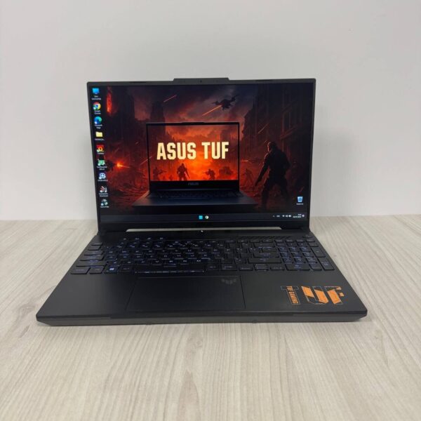 Ігровий ноутбук Б-клас Asus TUF Gaming Advantage A16 FA617NS / 16" (1920x1200) IPS / AMD Ryzen 7 7735HS (8 (16) ядер по 3.2 - 4.75 GHz) / 16 GB DDR5 / 512 GB SSD NVMe / AMD Radeon RX 7600S, 8 GB GDDR6, 128-bit / WebCam - Зображення 2