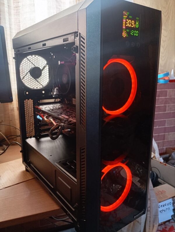 Ігровий ПК Chieftec Scorpion GL-01B-OP Tower / AMD Ryzen 3 1200 (4 ядра по 3.1 - 3.4 GHz) / 16 GB DDR4 / 256 GB SSD M.2 + 960 GB SSD / nVidia GeForce GTX 970 Gaming, 4 GB GDDR5, 256-bit / 550W - Зображення 3
