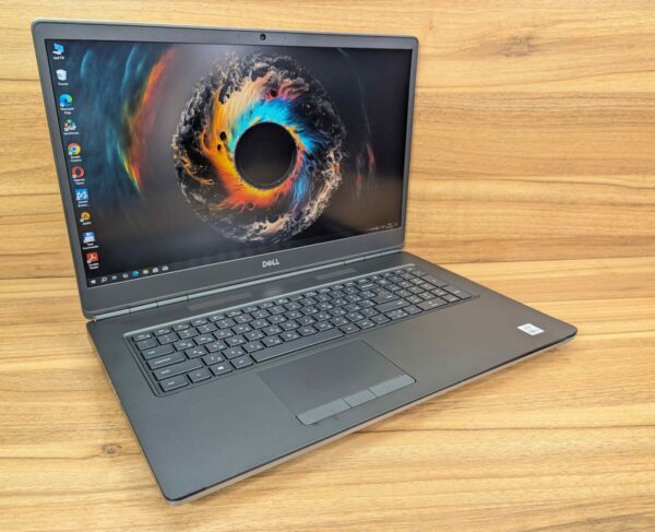 Мобільна робоча станція Б-клас Dell Precision 7750 / 17.3" (1920x1080) IPS / Intel Core i7-10850H (6 (12) ядер по 2.7 - 5.1 GHz) / 32 GB DDR4 / 512 GB SSD / nVidia Quadro RTX 5000, 16 GB GDDR6, 256-bit / WebCam / Windows 10 - Зображення 4