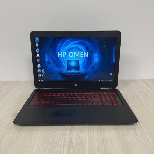 Ігровий ноутбук Б-клас HP Omen 15-ax243dx / 15.6" (1920x1080) IPS / Intel Core i7-7700HQ (4 (8) ядра по 2.8 - 3.8 GHz) / 8 GB DDR4 / 256 GB SSD NVMe / nVidia GeForce GTX 1050, 4 GB GDDR5, 128-bit / WebCam - Зображення 2