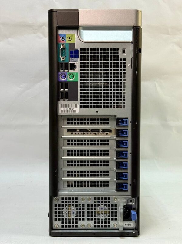 Робоча станція Dell Precision 5810 Workstation Tower / Intel Xeon E5-1650 v3 (6 (12) ядер по 3.5 - 3.8 GHz) / 32 GB DDR4 / 250 GB SSD + 500 GB HDD / nVidia Quadro M2000, 4 GB GDDR5, 128-bit / DVD-ROM - Зображення 7