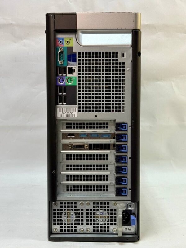Робоча станція Dell Precision 5810 Workstation Tower / Intel Xeon E5-1650 v3 (6 (12) ядер по 3.5 - 3.8 GHz) / 32 GB DDR4 / 250 GB SSD + 1000 GB HDD / AMD Radeon RX 570, 4 GB GDDR5, 256-bit / DVD-ROM - Зображення 7