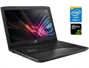 Ігровий ноутбук Asus ROG Strix GL503VD / 15.6" (1920x1080) IPS / Intel Core i7-7700HQ (4 (8) ядра по 2.8 - 3.8 GHz) / 16 GB DDR4 / 480 GB SSD / nVidia GeForce GTX 1050, 4 GB GDDR5, 128-bit / WebCam