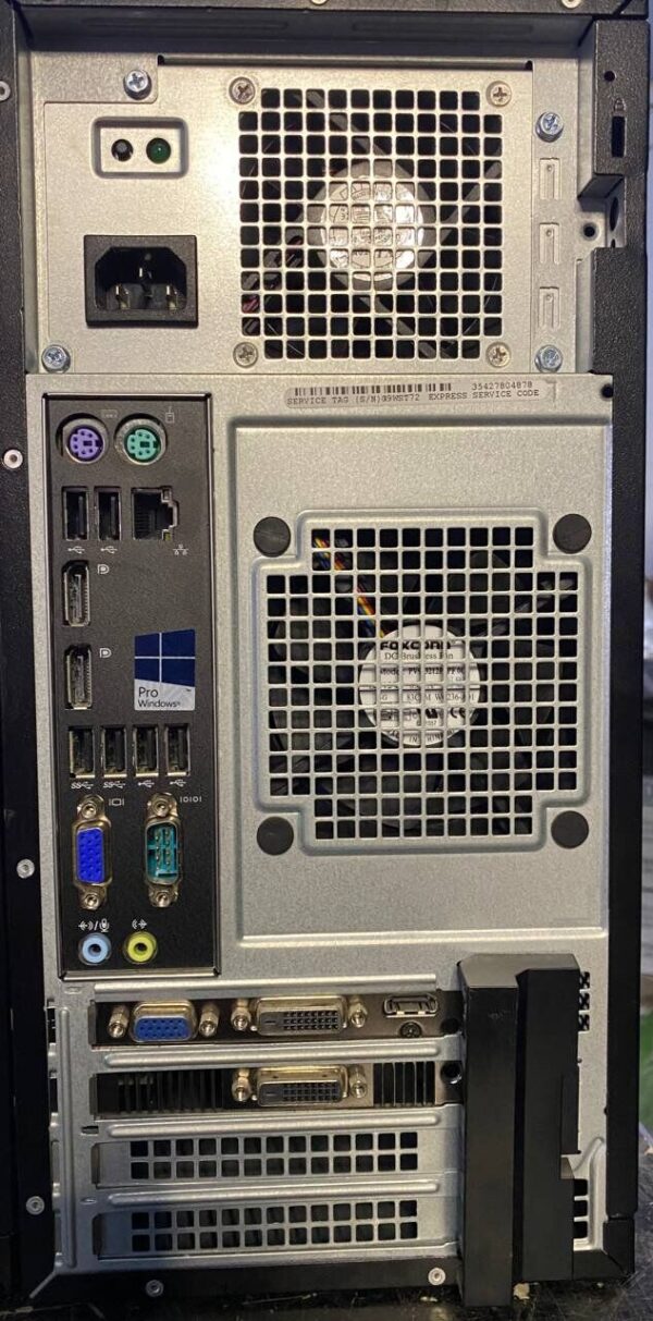 Робоча станція Dell Precision T1700 Tower / Intel Core i7-4790 (4 (8) ядра по 3.6 - 4.0 GHz) / 16 GB DDR3 / 256 GB SSD / nVidia GeForce GTX 650, 1 GB GDDR5, 128-bit / DVD-ROM - Зображення 4