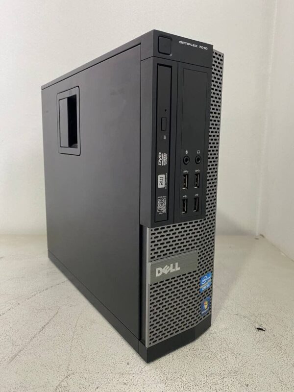 Комп'ютер Dell OptiPlex 7010 SFF / Intel Core i5-3470 (4 ядра по 3.2 - 3.6 GHz) / 8 GB DDR3 / 240 GB SSD / AMD Radeon R5 240, 1 GB GDDR3, 64-bit / DVD-ROM - Зображення 3