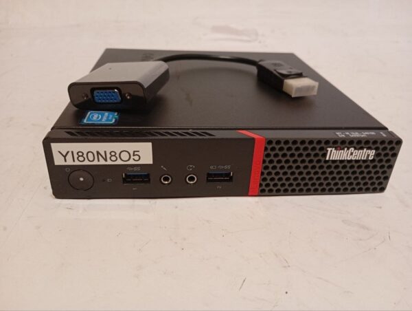 Неттоп Lenovo ThinkCentre M700 Tiny USFF / Intel Pentium G4400T (2 ядра по 2.9 GHz) / 8 GB DDR4 / 120 GB SSD / Intel HD Graphics 510 + перехідник DisplayPort на VGA - Зображення 6