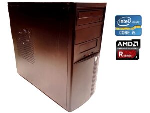 ПК Б-клас InnovationPC Tower / Intel Corei5-4670 (4 ядра по 3.4 - 3.8 GHz) / 16 GB DDR3 / 120 GB SSD + 1000 GB HDD / AMD Radeon R7 260X, 2 GB GDDR5, 128-bit / 500W / DVD-RW