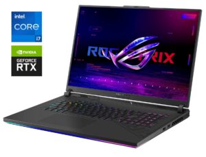Ігровий ноутбук Asus ROG Strix G18 G814JV / 18" (2560x1600) IPS / Intel Core i7-13650HX (14 (20) ядра по 2.6 - 4.9 GHz) / 16 GB DDR5 / 256 GB SSD + 512 GB SSD / nVidia GeForce RTX 4060, 8 GB GDDR6, 128-bit / WebCam