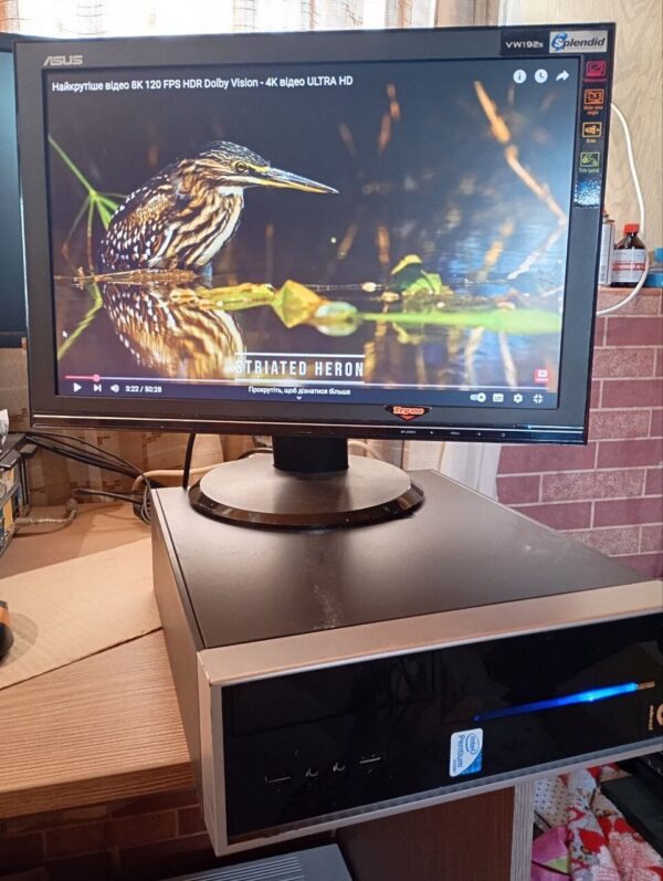 Комплект ПК Б-клас: Everest SFF / Intel Core i5-2400S (4 ядра по 2.5 - 3.3 GHz) / 8 GB DDR3 / 250 GB HDD / Intel HD Graphics 2000 / DVD-RW + Монитор Asus VW192S / 19" (1440x900) TN / 1x VGA, 1x Audio - Зображення 10
