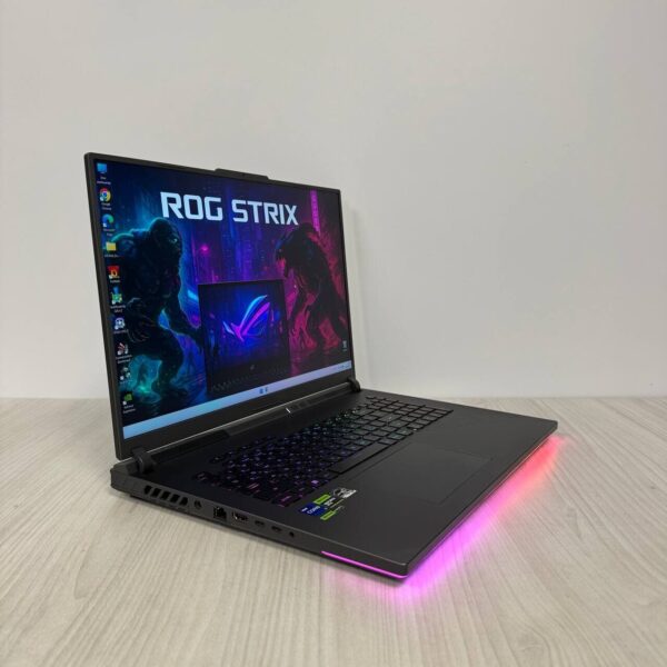Ігровий ноутбук Asus ROG Strix G18 G814JV / 18" (2560x1600) IPS / Intel Core i7-13650HX (14 (20) ядра по 2.6 - 4.9 GHz) / 16 GB DDR5 / 256 GB SSD + 512 GB SSD / nVidia GeForce RTX 4060, 8 GB GDDR6, 128-bit / WebCam - Зображення 4