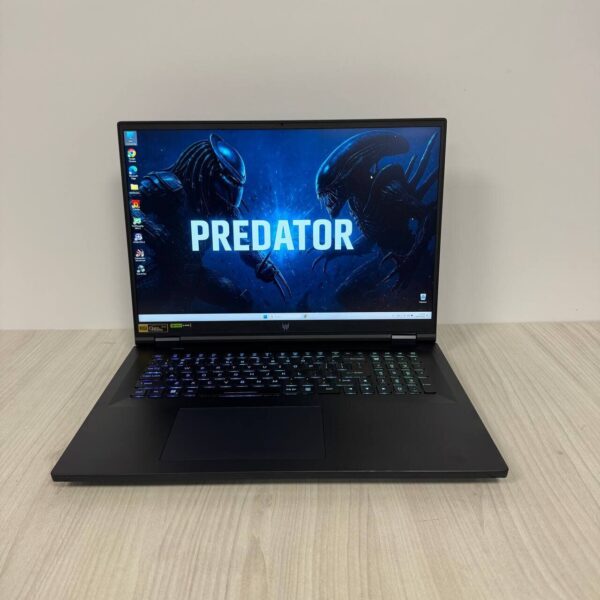 Ігровий ноутбук Acer Predator Helios 18 PH18-71 / 18" (1920x1200) IPS / Intel Core i7-13700HX (16 (24) ядер по 3.7 - 5.0 GHz) / 16 GB DDR5 / 1000 GB SSD NVMe / nVidia GeForce RTX 4060, 8 GB GDDR6, 128-bit / WebCam - Зображення 2