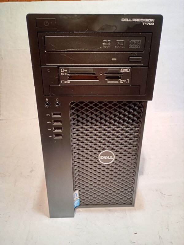 Робоча станція Dell Precision T1700 Tower / Intel Core i7-4770 (4 (8) ядра по 3.4 - 3.9 GHz) / 16 GB DDR3 / 480 GB SSD / nVidia Quadro 600, 1 GB DDR3, 128-bit / DVD-RW - Зображення 2