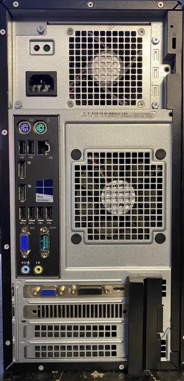 Робоча станція Dell Precision T1700 Tower / Intel Core i7-4790 (4 (8) ядра по 3.6 - 4.0 GHz) / 16 GB DDR3 / 256 GB SSD / nVidia GeForce GTX 650 Ti, 1 GB GDDR5, 128-bit / DVD-ROM - Зображення 4