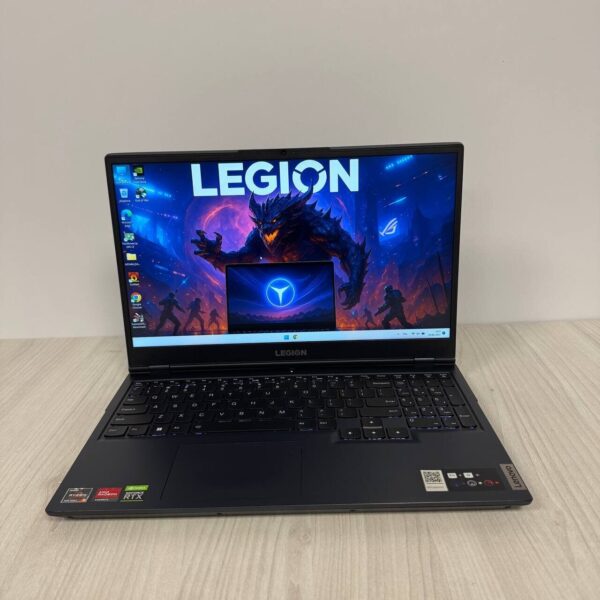 Ігровий ноутбук Б-клас Lenovo Legion 5 15ACH6H / 15.6" (1920x1080) IPS / AMD Ryzen 5 5600H (6 (12) ядер по 3.3 - 4.2 GHz) / 32 GB DDR4 / 512 GB SSD NVMe / nVidia GeForce RTX 3050 Ti, 4 GB GDDR6, 128-bit / WebCam - Зображення 2