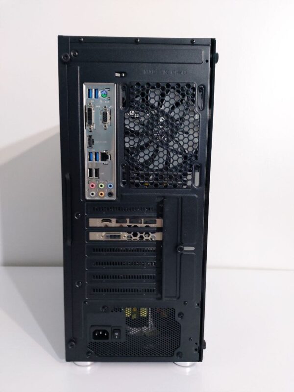 Ігровий ПК 1stPlayer X5 Firebase Tower / Intel Xeon E3-1240 v6 (аналог Intel Core i7-6700) (4 (8) ядер по 3.7 - 4.1 GHz) / 16 GB DDR4 / 128 GB SSD M.2 + 512 GB SSD / AMD Radeon RX 580, 8 GB GDDR5, 256-bit / 500W + Кабелі DVI та живлення - Зображення 6