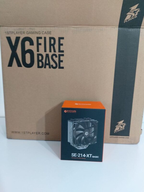 Ігровий ПК 1stPlayer X6 Fire Base Tower / Intel Xeon E3-1270 v6 (аналог Intel Core i7-6700) (4 (8) ядра по 3.8 - 4.2 GHz) / 16 GB DDR4 / 128 GB SSD M.2 + 512 GB SSD / nVidia GeForce GTX 1080 Ti, 11 GB GDDR5X, 352-bit / 600W + Кабелі, перехідник - Зображення 5