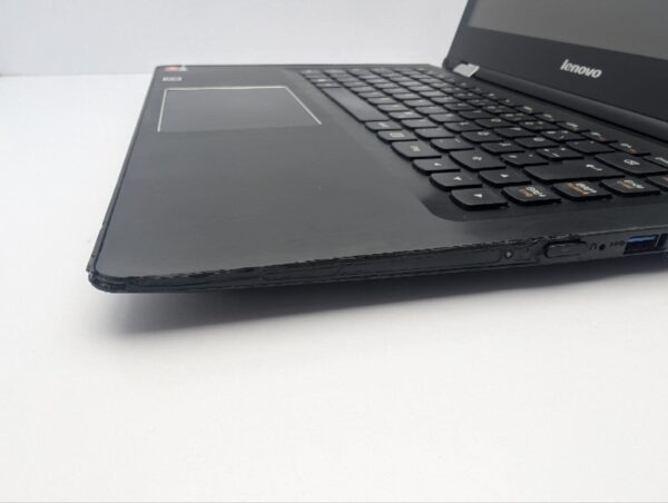 Ноутбук-трансформер Б-клас Lenovo Yoga 500-14ACL / 14" (1366x768) TN Touch / AMD A4-7210 (4 ядра по 1.8 - 2.2 GHz) / 4 GB DDR3 / 120 GB SSD / AMD Radeon R3 Graphics / WebCam / АКБ не тримає - Зображення 4