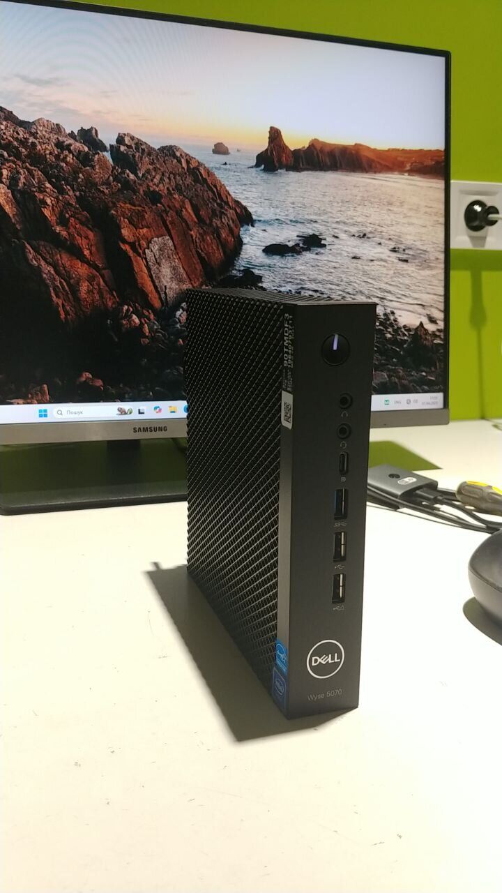 Неттоп Dell WYSE 5070 USFF / Intel Celeron J4105 (4 ядра по 1.5 - 2.5 GHz) / 16 GB DDR4 / 256 GB SSD M.2 / Intel UHD Graphics 600 / 65W / WiFi / Com Port / Windows 11 Pro + Клавіатура, мишка - Зображення 11