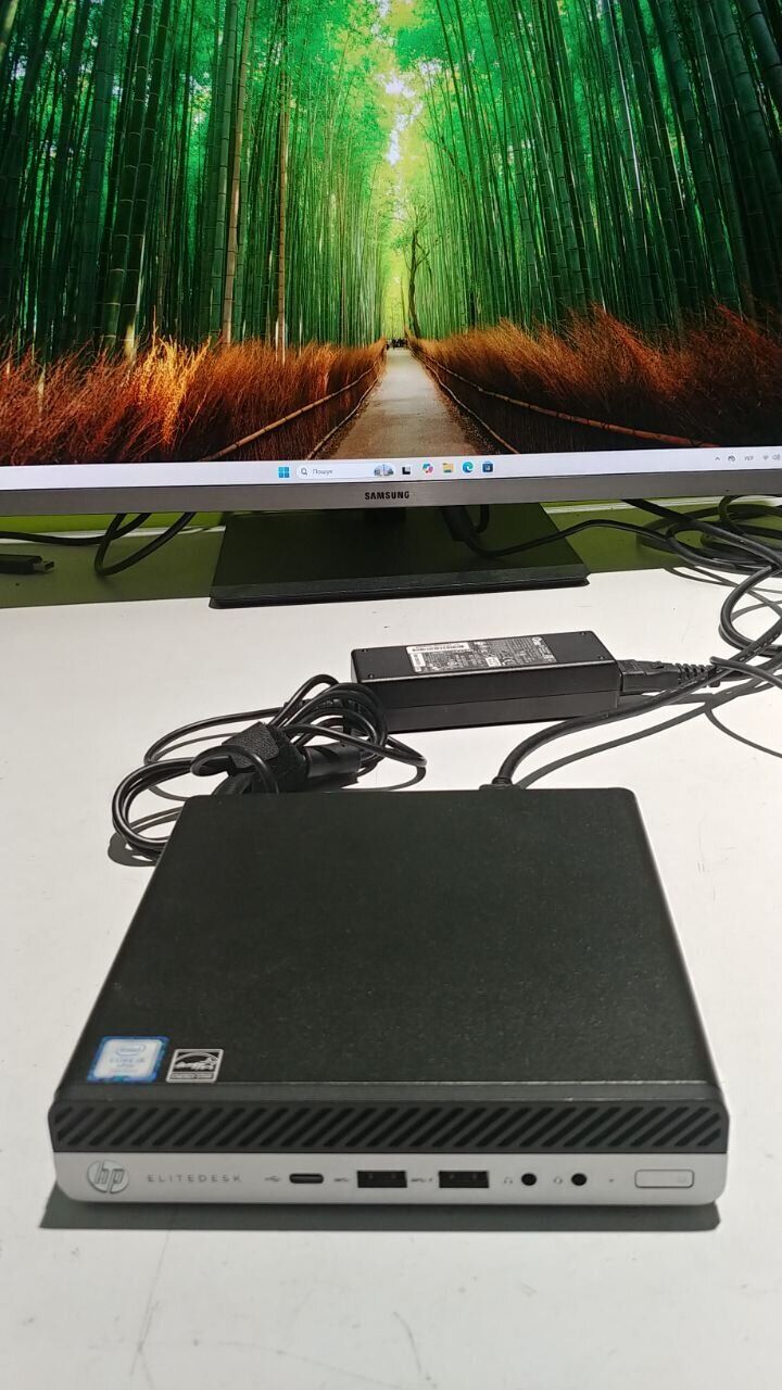 copy_Неттоп HP EliteDesk 800 G3 Mini USFF / Intel Core i5-7500T (4 ядра по 2.7 - 3.3 GHz) / 8 GB DDR4 / 256 GB SSD / Intel HD Graphics 630 - Зображення 3