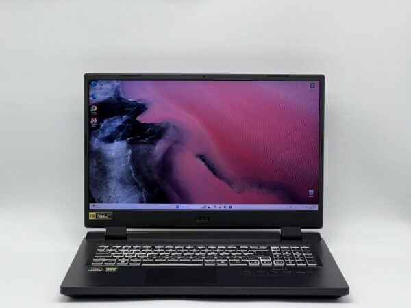 Ігровий ноутбук Acer Nitro 5 AN517-42-R85S / 17.3" (1920x1080) IPS / AMD Ryzen 7 6800H (8 (16) ядер по 3.2 - 4.7 GHz) / 32 GB DDR5 / 960 GB SSD / nVidia GeForce RTX 3060, 6 GB GDDR6, 192-bit / WebCam - Зображення 2