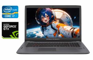 Ігровий ноутбук Asus ROG Strix GL702V / 17.3" (1920x1080) IPS / Intel Core i7-7700HQ (4 (8) ядра по 2.8 - 3.8 GHz) / 16 GB DDR4 / 512 GB SSD / nVidia GeForce GTX 1070, 8 GB GDDR5, 256-bit / WebCam / HDMI