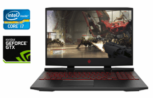 Ігровий ноутбук HP OMEN 15-dc0045nr / 15.6" (1920x1080) IPS / Intel Core i7-8750H (6 (12) ядер по 2.2 - 4.1 GHz) / 32 GB DDR4 / 512 GB SSD / nVidia GeForce GTX 1070, 8 GB GDDR5, 256-bit / WebCam / Windows 10