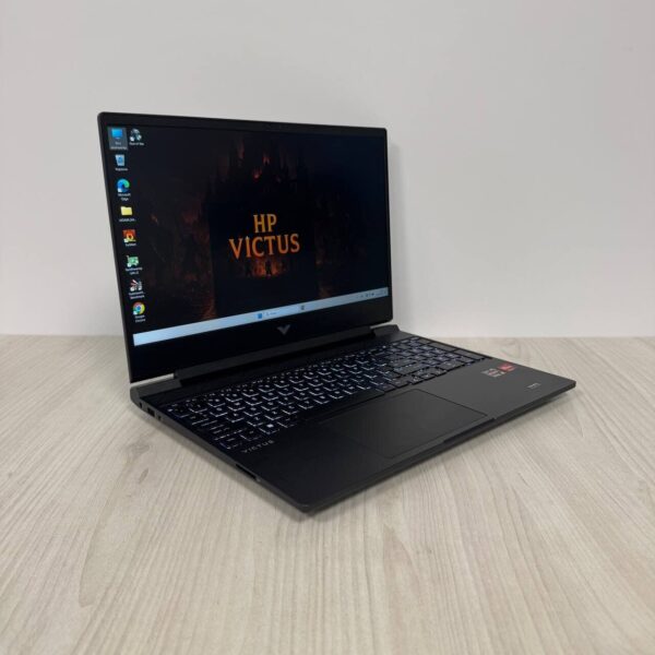 Ігровий ноутбук HP Victus 15-fb2063dx / 15.6" (1920x1080) IPS / AMD Ryzen 5 7535HS (6 (12) ядер по 3.3 - 4.55 GHz) / 8 GB DDR5 / 512 GB SSD / AMD Radeon RX 6550M, 4 GB GDDR6, 64-bit / WebCam - Зображення 4