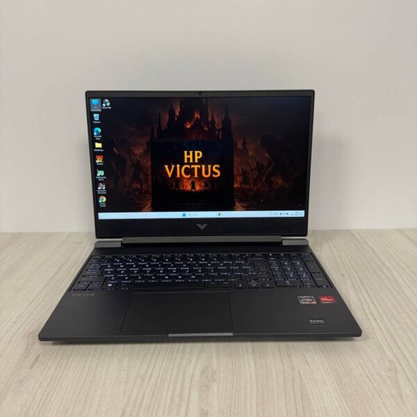 Ігровий ноутбук HP Victus 15-fb2063dx / 15.6" (1920x1080) IPS / AMD Ryzen 5 7535HS (6 (12) ядер по 3.3 - 4.55 GHz) / 8 GB DDR5 / 512 GB SSD / AMD Radeon RX 6550M, 4 GB GDDR6, 64-bit / WebCam - Зображення 2