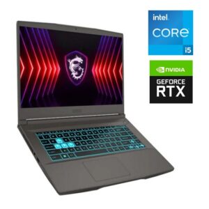 Ігровий ноутбук MSI Thin 15 B13VF / 15.6" (1920x1080) IPS / Intel Core i5-13420H (8 (12) ядер по 3.4 - 4.6 GHz) / 16 GB DDR4 / 480 GB SSD / nVidia GeForce RTX 4060, 8 GB GDDR6, 128-bit / WebCam