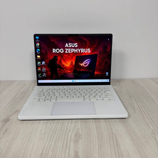 Ігровий ультрабук Asus ROG Zephyrus G14 GA402XV / 14" (2560x1600) IPS / AMD Ryzen 9 7940HS (8 (16) ядер по 4.0 - 5.2 GHz) / 16 GB DDR5 / 512 GB SSD / nVidia GeForce RTX 4060, 8 GB GDDR6, 128-bit / WebCam - Зображення 2