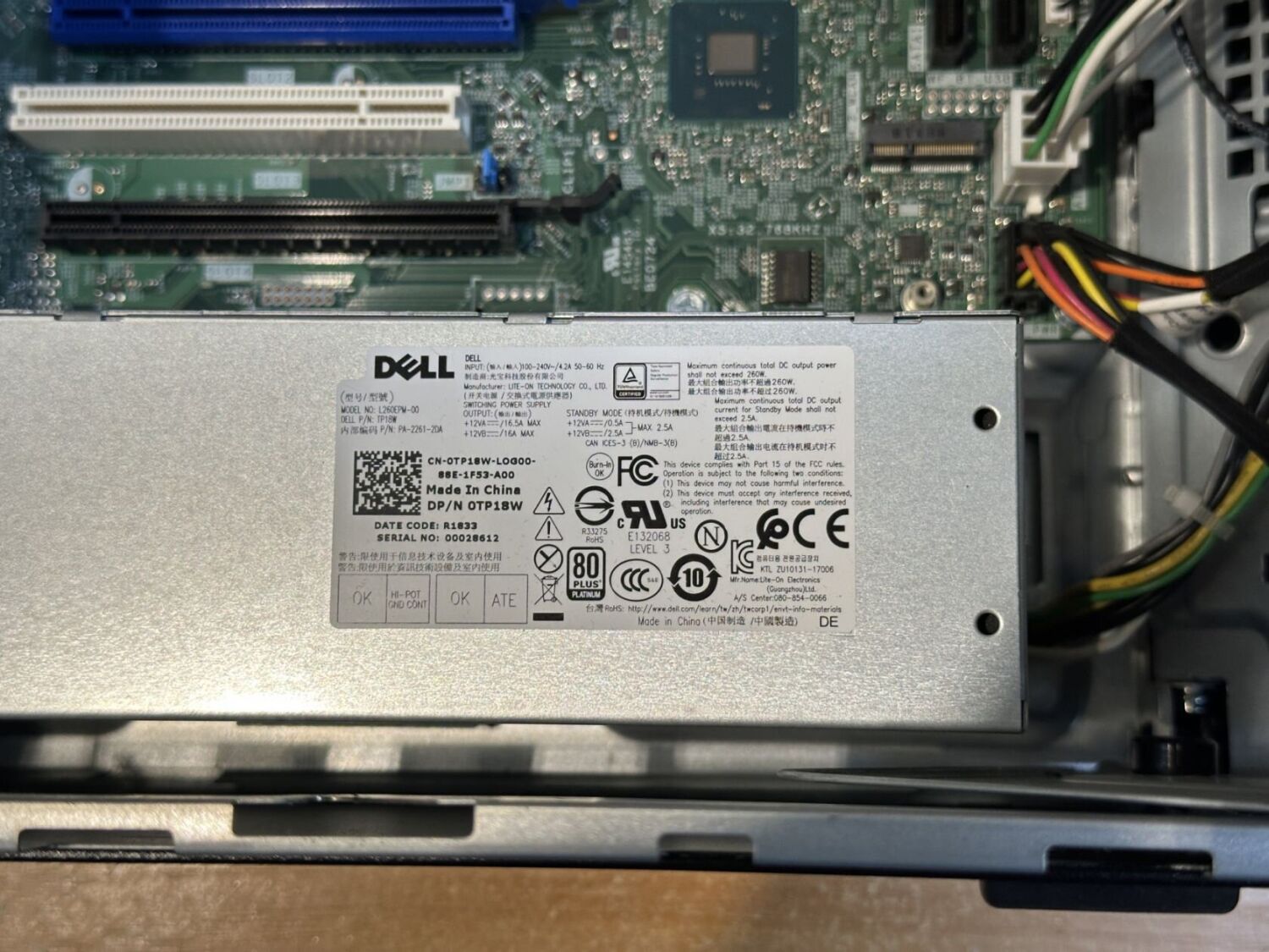 Комп'ютер Б-клас Dell OptiPlex 7060 Tower / Intel Core i5-8500 (6 ядер по 3.0 - 4.1 GHz) / 8 GB DDR4 / 120 GB SSD / Intel UHD Graphics 630 / 260W / USB 3.1 / DisplayPort - Зображення 8