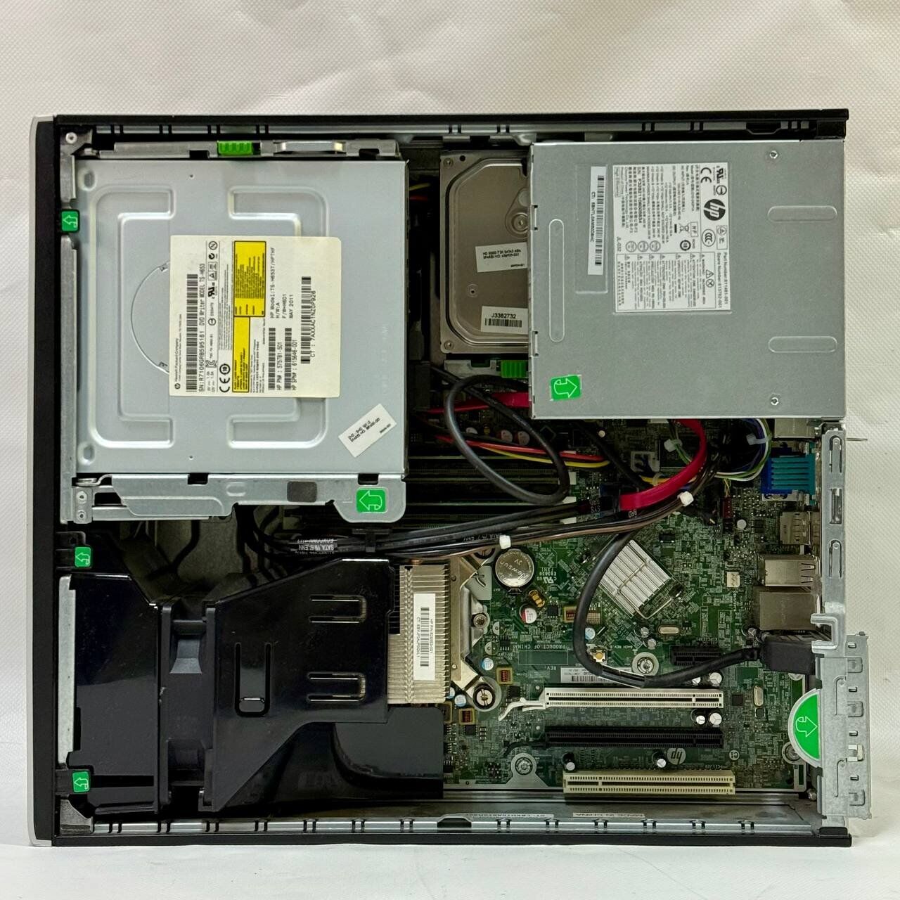 Комп'ютер HP Compaq 8200 Elite SFF / Intel Core i7-2600 (4 (8) ядра по 3.4 - 3.8 GHz) / 16 GB DDR3 / 120 GB SSD + 500 GB HDD / Intel HD Graphics 2000 / DVD-ROM - Зображення 6