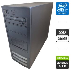 Комп'ютер NoName Tower / Intel Core i7-3770 (4 (8) ядра по 3.4 - 3.9 GHz) / 16 GB DDR3 / 256 GB SSD / nVidia GeForce GTX 750, 1 GB GDDR5, 128-bit / DVD-ROM