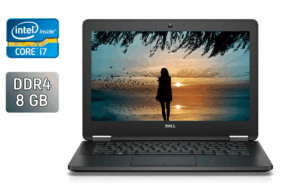 Нетбук Dell Latitude E7270 / 12.5" (1366x768) TN / Intel Core i7-6600U (2 (4) ядра по 2.6 - 3.4 GHz) / 8 GB DDR4 / 256 GB SSD / Intel HD Graphics 520 / HDMI / WebCam / Windows 10