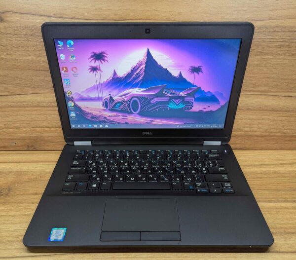 Нетбук Dell Latitude E7270 / 12.5" (1366x768) TN / Intel Core i7-6600U (2 (4) ядра по 2.6 - 3.4 GHz) / 8 GB DDR4 / 256 GB SSD / Intel HD Graphics 520 / HDMI / WebCam / Windows 10 - Зображення 2