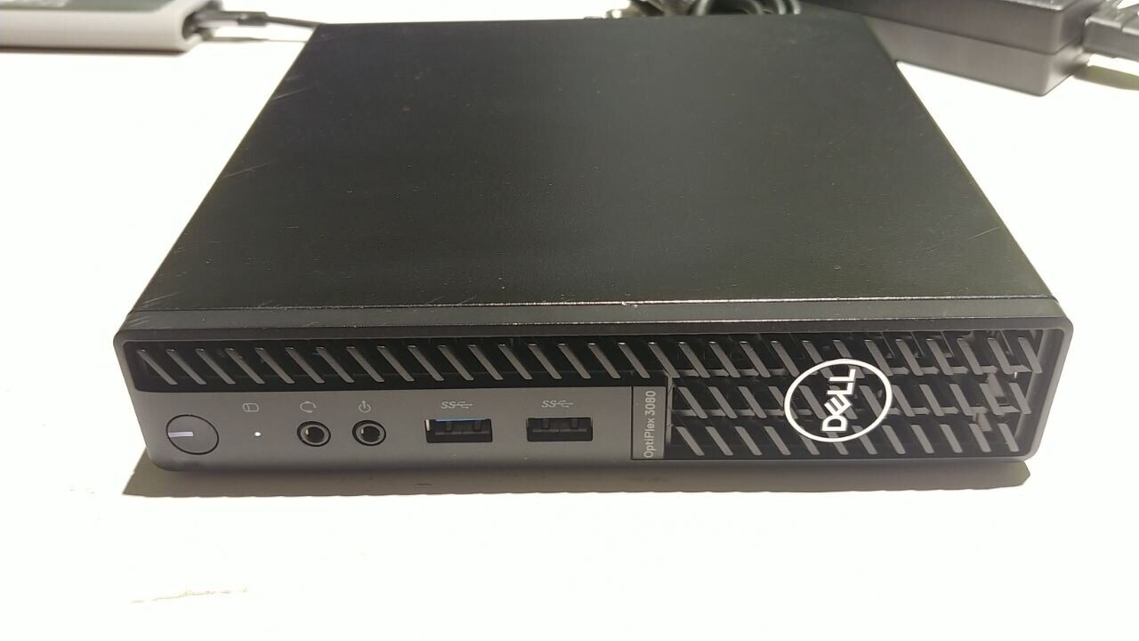 Неттоп Dell Optiplex 3080 Micro USFF / Intel Core i3-10100T (4 (8) ядра по 3.0 - 3.8 GHz) / 16 GB DDR4 / 250 GB SSD / Intel UHD Graphics 630 / HDMI / DisplayPort + Блок живлення - Зображення 2