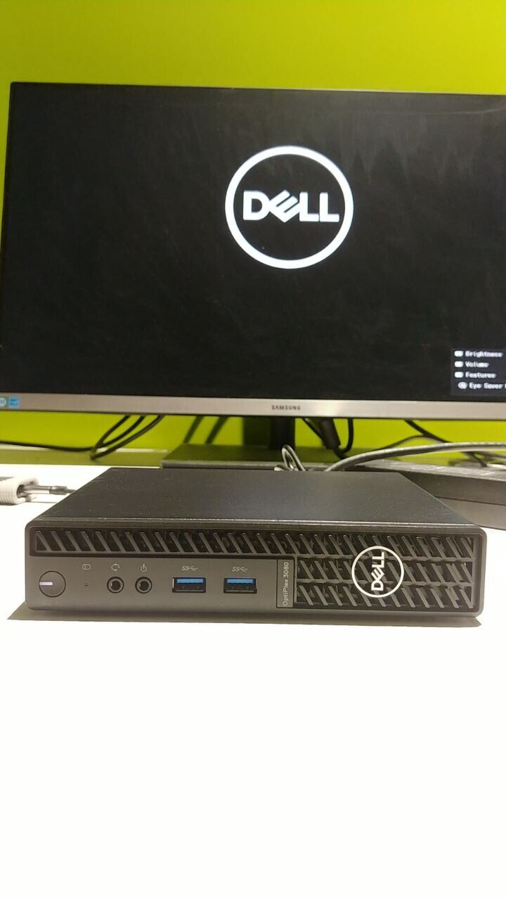 Неттоп Dell Optiplex 3080 Micro USFF / Intel Core i3-10100T (4 (8) ядра по 3.0 - 3.8 GHz) / 16 GB DDR4 / 250 GB SSD / Intel UHD Graphics 630 / HDMI / DisplayPort + Блок живлення - Зображення 3