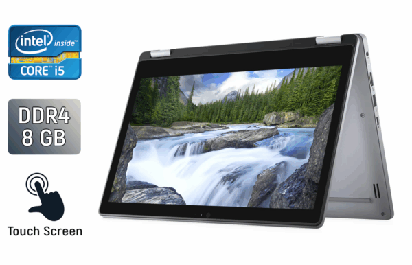Ноутбук-трансформер Dell Latitude 3310 / 13.3" (1920x1080) IPS Touch / Intel Core i5-8265U (4 (8) ядра по 1.6 - 3.9 GHz) / 8 GB DDR4 / 512 GB SSD / Intel UHD Graphics / WebCam / Windows 10
