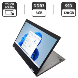Ноутбук-трансформер Lenovo IdeaPad Flex 14 X360 / 14" (1366x768) TN Touch / Intel Pentium 4415U (2 (4) ядра по 2.3 GHz) / 8 GB DDR3 / 120 GB SSD / Intel HD Graphics 610 / WebCam