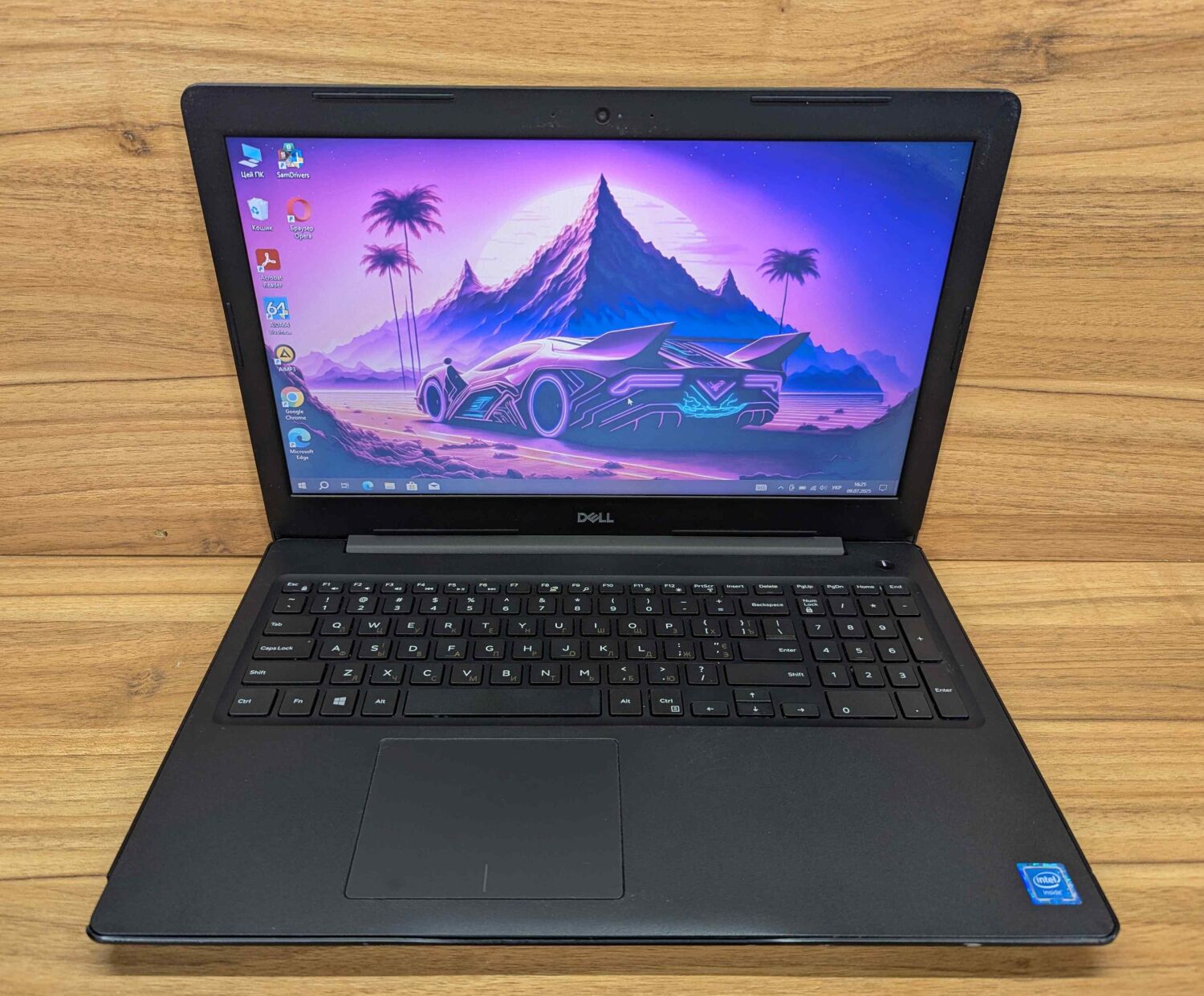 Ноутбук Б-клас Dell Latitude 3590 / 15.6" (1366x768) TN / Intel Celeron 3865U (2 ядра по 1.8 GHz) / 8 GB DDR4 / 240 GB SSD / Intel HD Graphics 610 / WebCam / HDMI / Windows 10 - Зображення 2