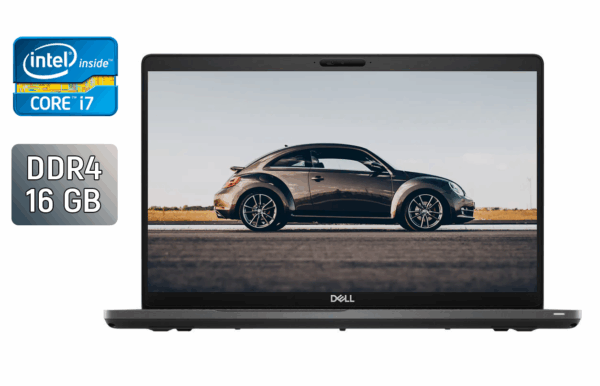 Ноутбук Б-клас Dell Latitude 5500 / 15.6" (1920x1080) IPS / Intel Core i7-8665U (4 (8) ядра по 1.9 - 4.8 GHz) / 16 GB DDR4 / 256 GB SSD / Intel UHD Graphics / TouchID / WebCam