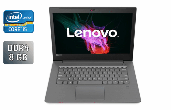 Ноутбук Б-клас Lenovo IdeaPad V330-14IKB / 14" (1920x1080) TN / Intel Core i5-8250U (4 (8) ядра по 1.6 - 3.4 GHz) / 8 GB DDR4 / 256 GB SSD / Intel UHD Graphics 620 / HDMI / WebCam