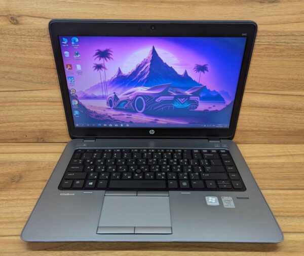 Ноутбук HP EliteBook 840 G1 / 14" (1366x768) TN / Intel Core i7-4600U (2 (4) ядра по 2.1 - 3.3 GHz) / 8 GB DDR3 / 240 GB SSD / Intel HD Graphics 4400 / Fingerprint / HDMI / Windows 10 - Зображення 2