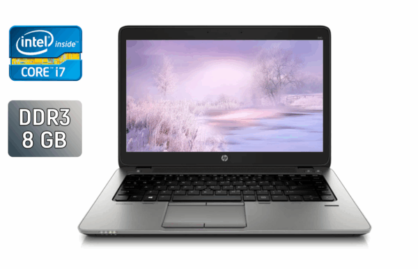 Ноутбук HP EliteBook 840 G1 / 14" (1366x768) TN / Intel Core i7-4600U (2 (4) ядра по 2.1 - 3.3 GHz) / 8 GB DDR3 / 240 GB SSD / Intel HD Graphics 4400 / Fingerprint / HDMI / Windows 10
