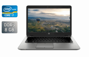 Ноутбук HP EliteBook 840 G2 / 14" (1366x768) TN / Intel Core i7-5600U (2 (4) ядра по 2.6 - 3.2 GHz) / 8 GB DDR3 / 240 GB SSD / Intel HD Graphics 5500 / WebCam / Fingerprint / Windows 10