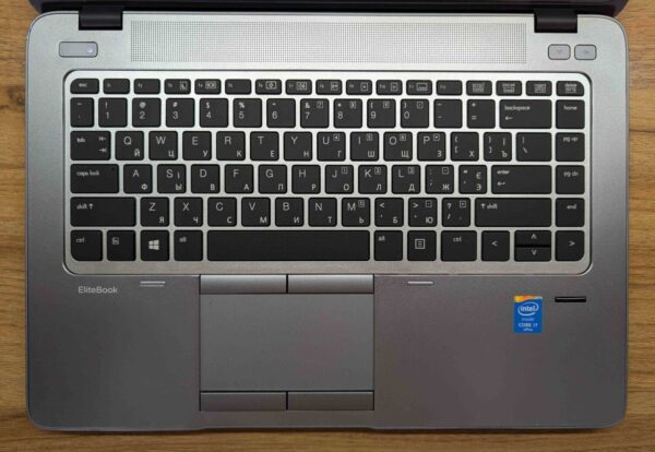 Ноутбук HP EliteBook 840 G2 / 14" (1366x768) TN / Intel Core i7-5600U (2 (4) ядра по 2.6 - 3.2 GHz) / 8 GB DDR3 / 240 GB SSD / Intel HD Graphics 5500 / WebCam / Fingerprint / Windows 10 - Зображення 3
